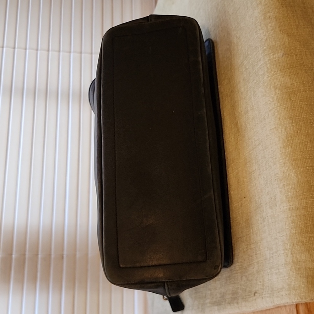 Coach Black Leather Shoulder Bag - Picture 3 of 4